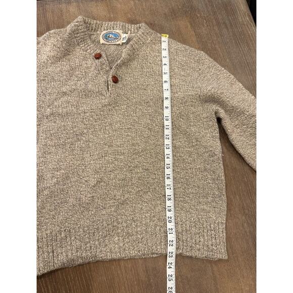 Vintage Environmental Clothing Co Wool Gray Sweater size L md in usa - Picture 2 of 8